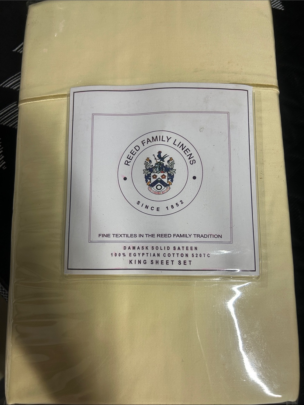 King Sheet Set in Yellow